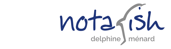 Logo notafish Delphine Ménard